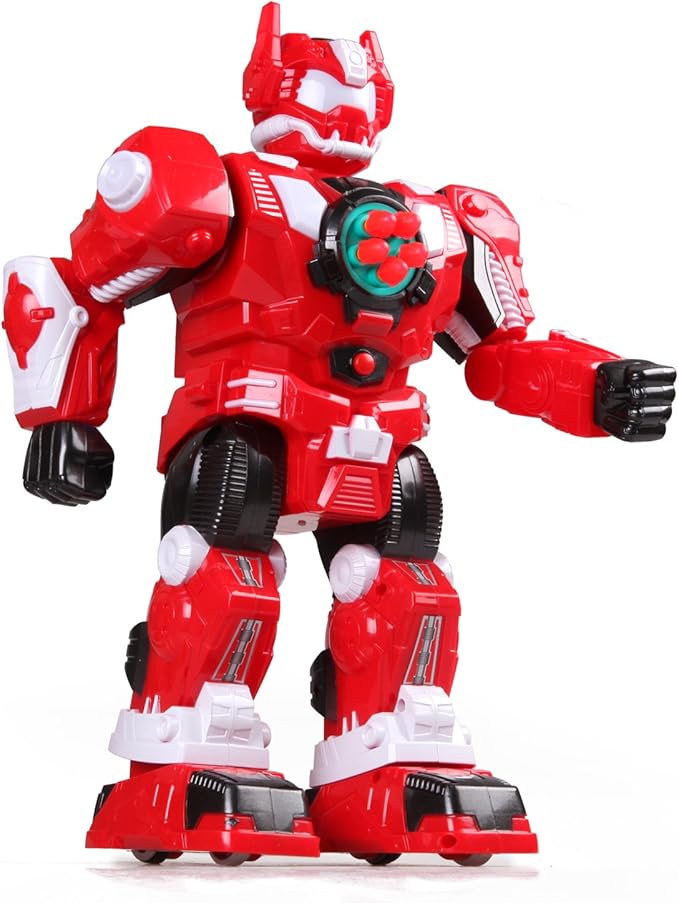 锋源 遥控机器人玩具 智能机器人 语音对话发射舞蹈对诗猜谜 霹雳